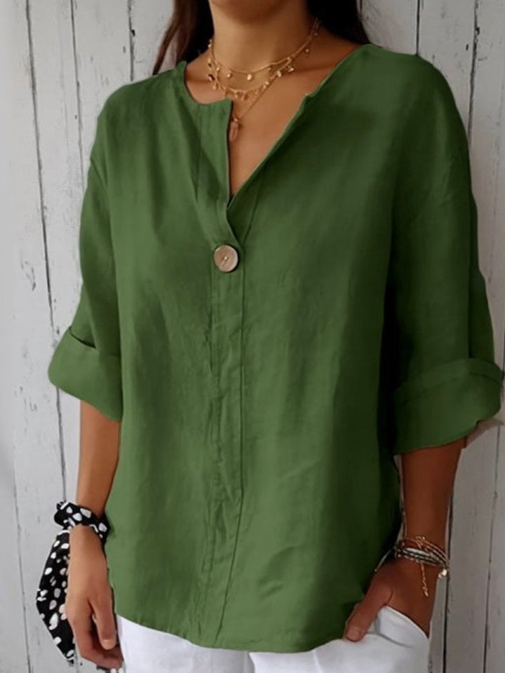 Sabrina | Entspannte V-Ausschnitt Bluse