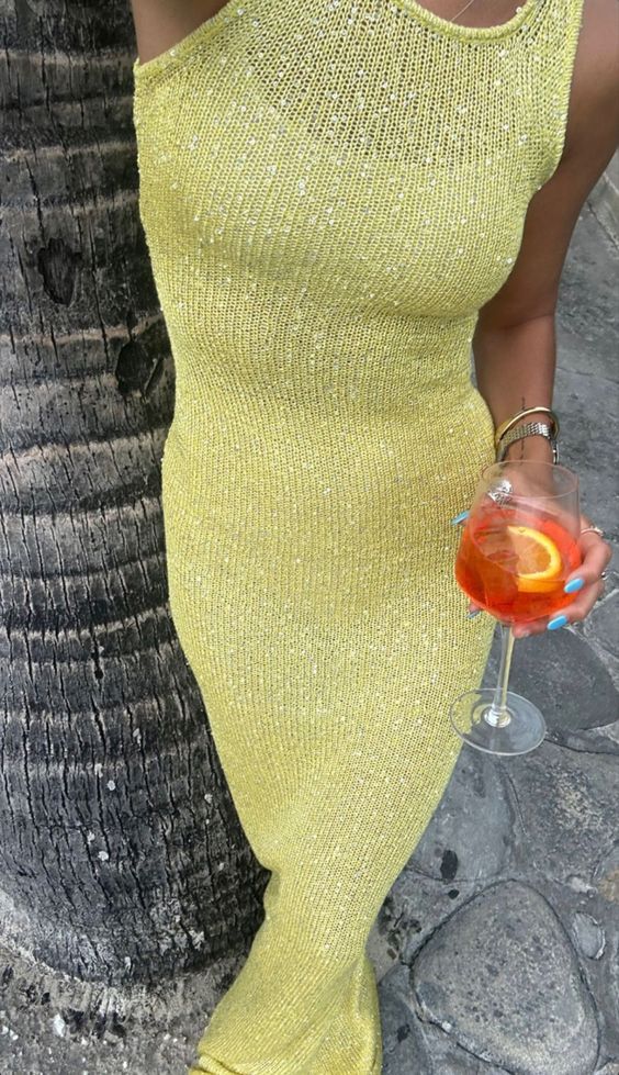 Elsie | Ärmelloses Maxikleid 