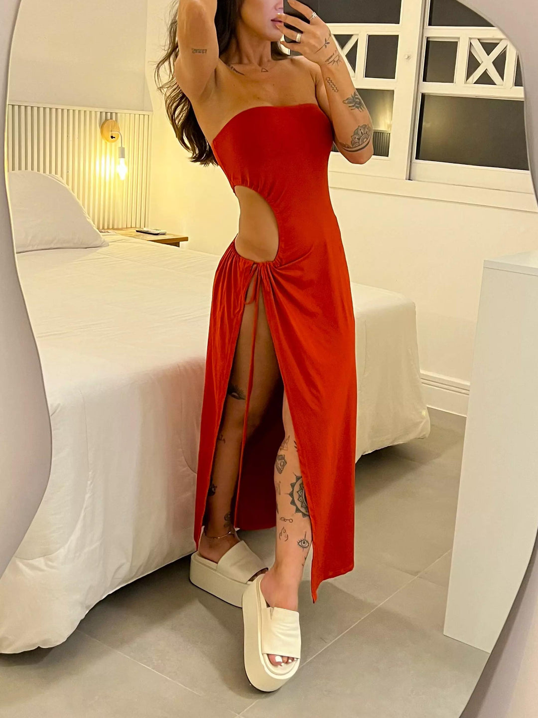 Celestine | Bandeau Midi-Kleid