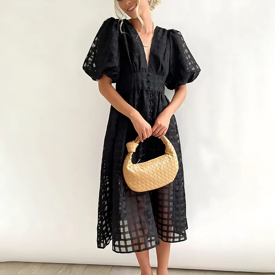 Sophia™ | Romantisches Midi-Kleid