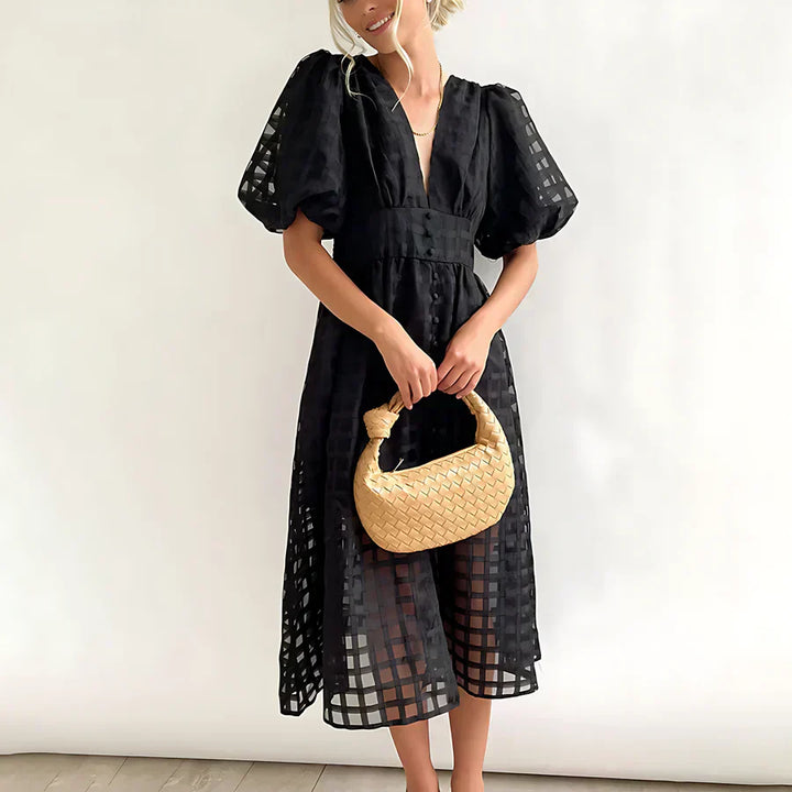 Sophia™ | Romantisches Midi-Kleid
