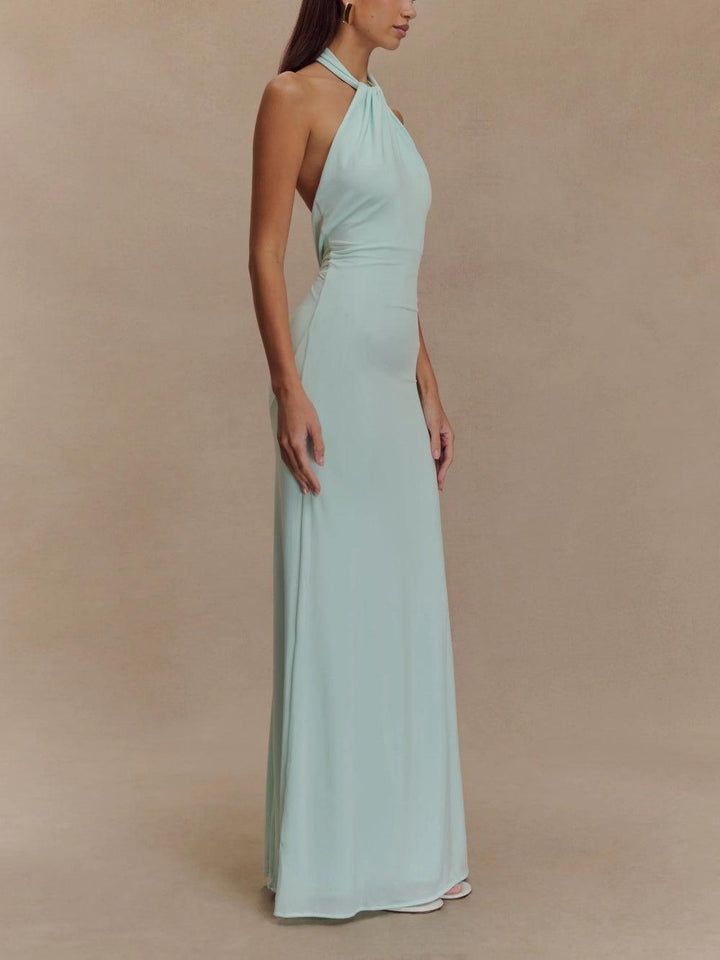 Adrianna | Elegante Maxi-Halter-Kleidung 