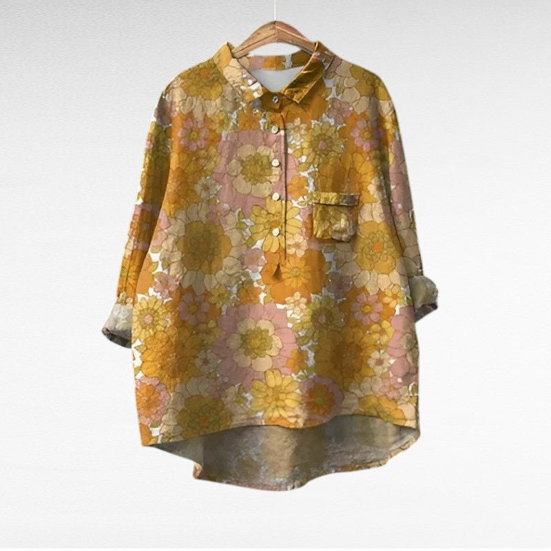 Mireva - Elegante Vintage-Bluse
