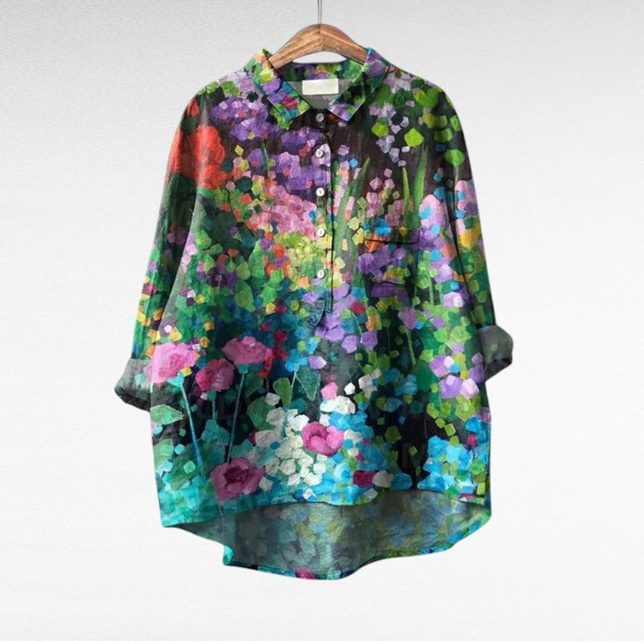 Mireva - Elegante Vintage-Bluse