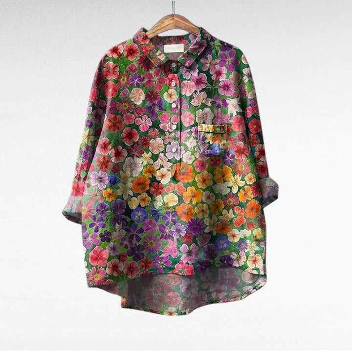 Mireva - Elegante Vintage-Bluse