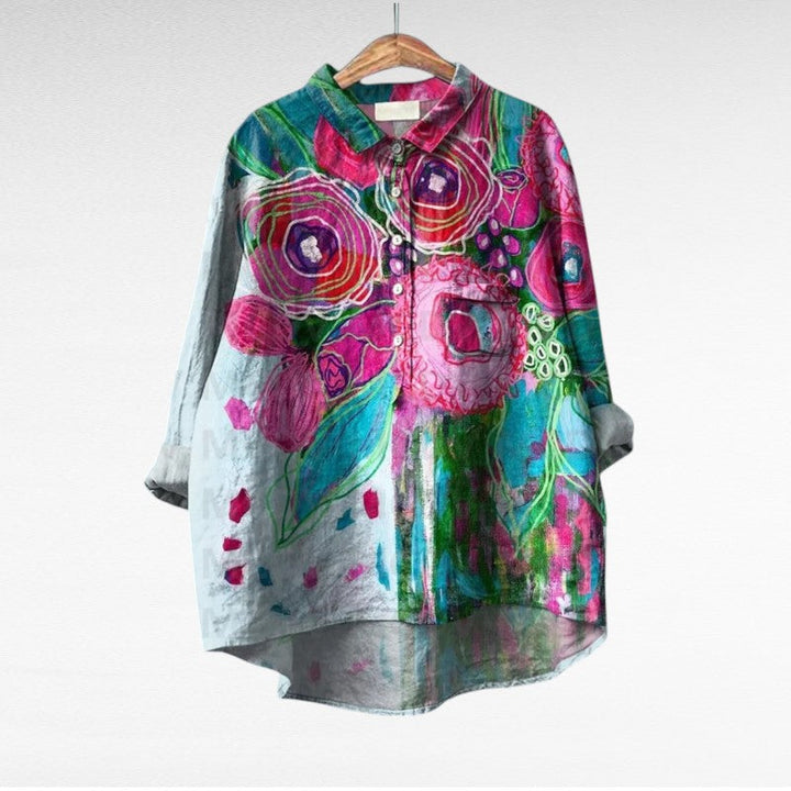 Mireva - Elegante Vintage-Bluse