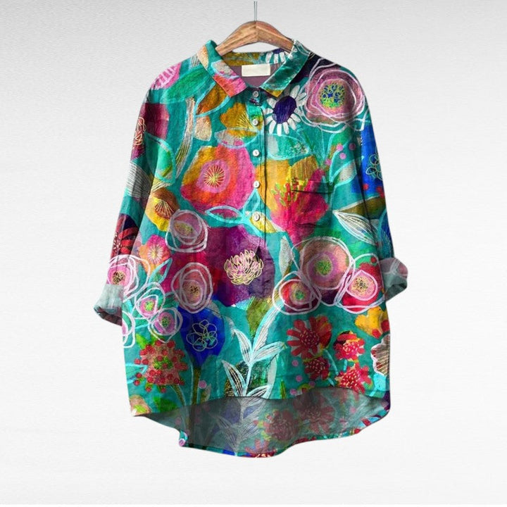 Mireva - Elegante Vintage-Bluse