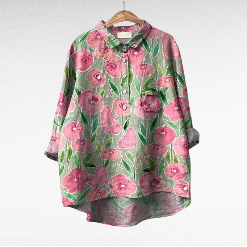 Mireva - Elegante Vintage-Bluse
