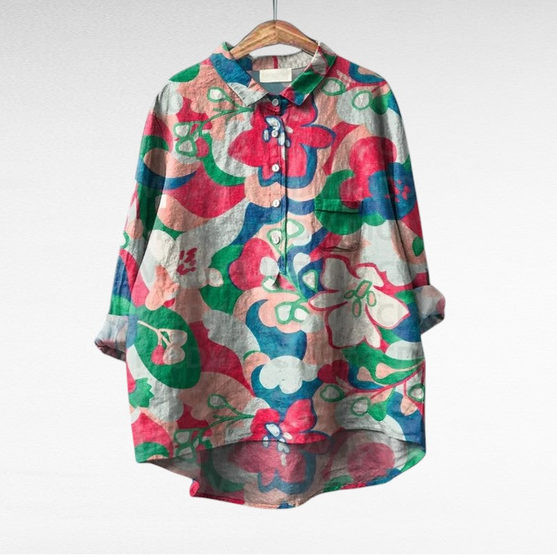 Mireva - Elegante Vintage-Bluse