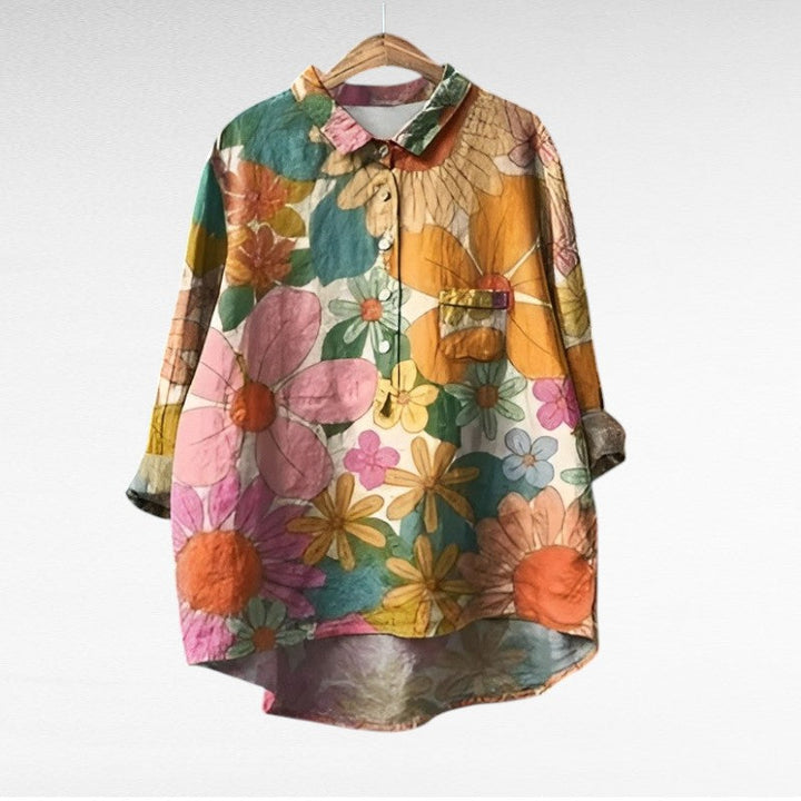 Mireva - Elegante Vintage-Bluse