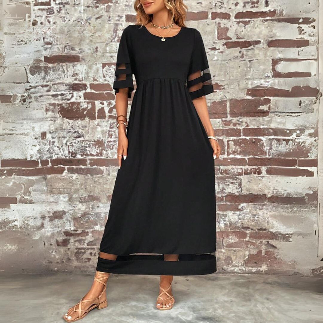 Aubrey™ – Figurbetontes, Bauch-smoothendes Midi-Kleid