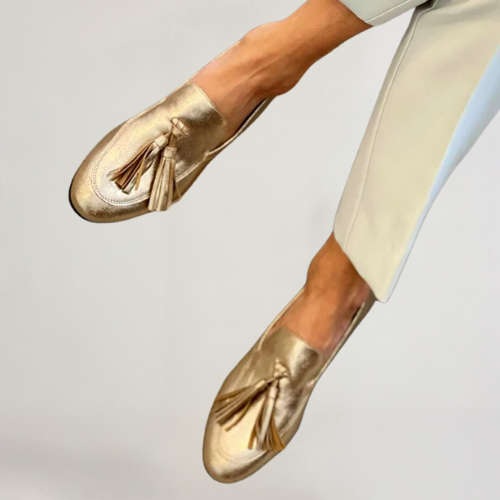 Beatrice | Metallischer Absatz