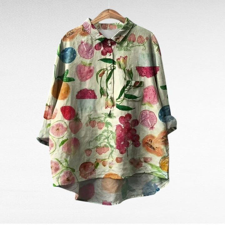 Mireva - Elegante Vintage-Bluse