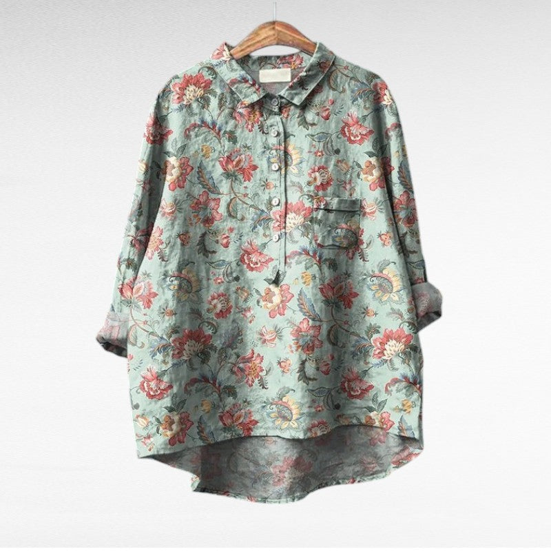 Mireva - Elegante Vintage-Bluse