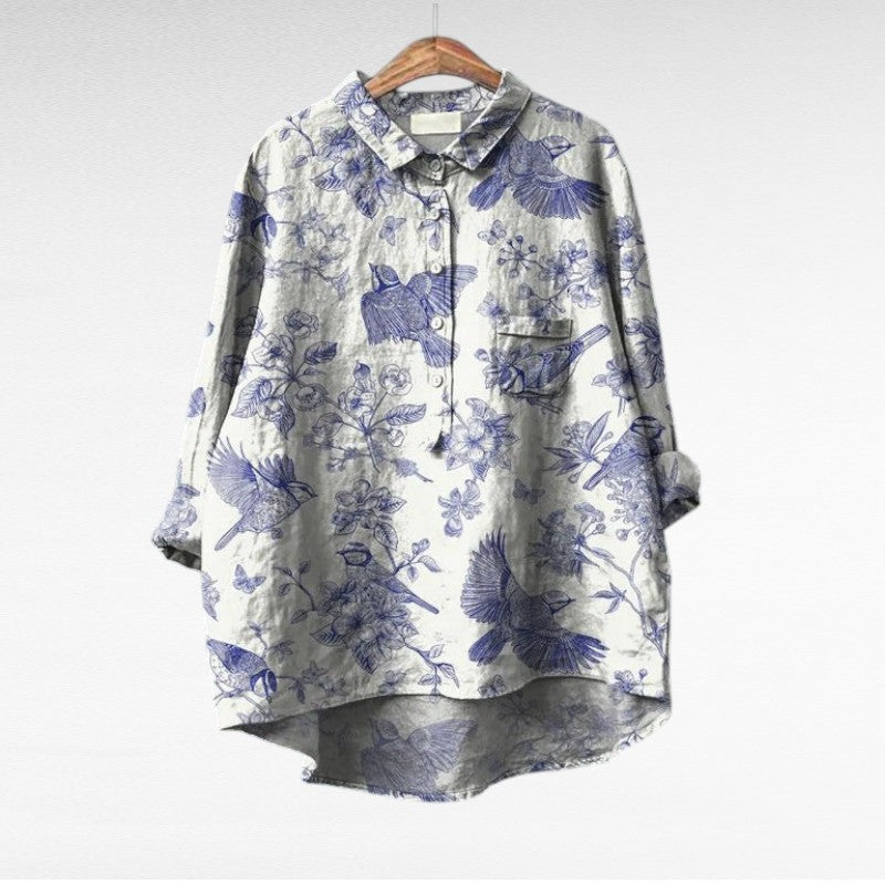 Mireva - Elegante Vintage-Bluse