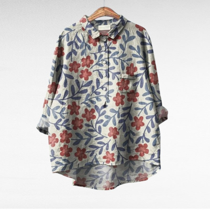 Mireva - Elegante Vintage-Bluse