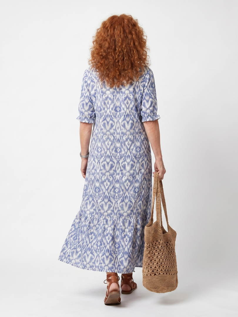 Ottoline | Midi-Kleid mit Quastenbindeband