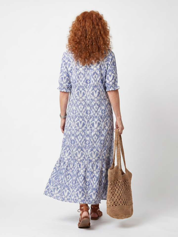 Ottoline | Midi-Kleid mit Quastenbindeband