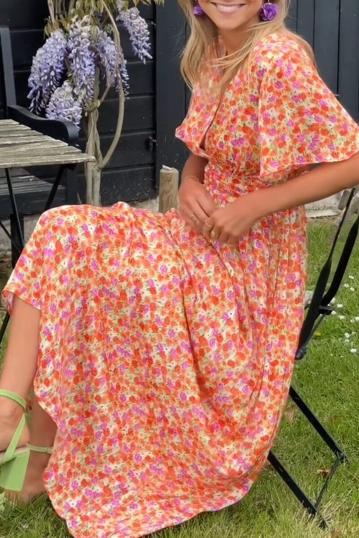 Harper™ | Elegantes V-Ausschnitt Kleid