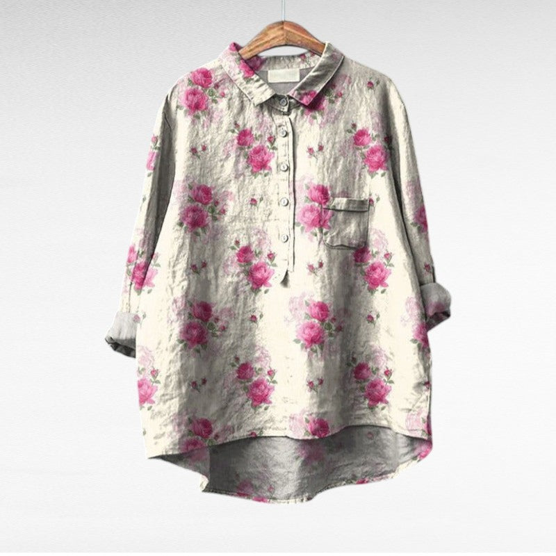Mireva - Elegante Vintage-Bluse