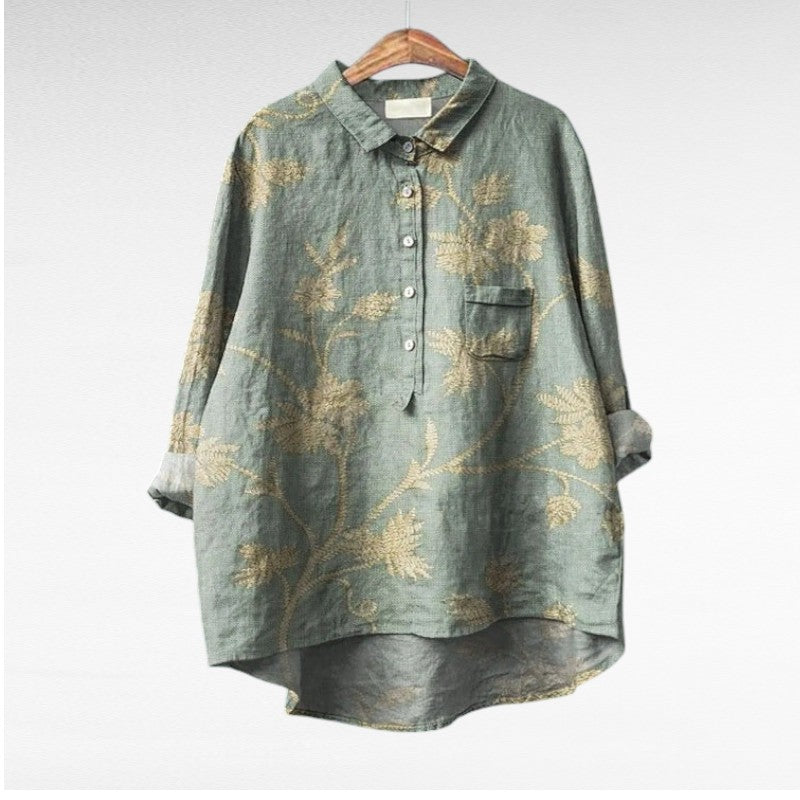 Mireva - Elegante Vintage-Bluse