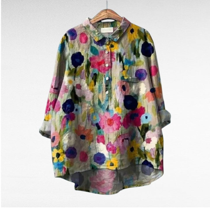 Mireva - Elegante Vintage-Bluse