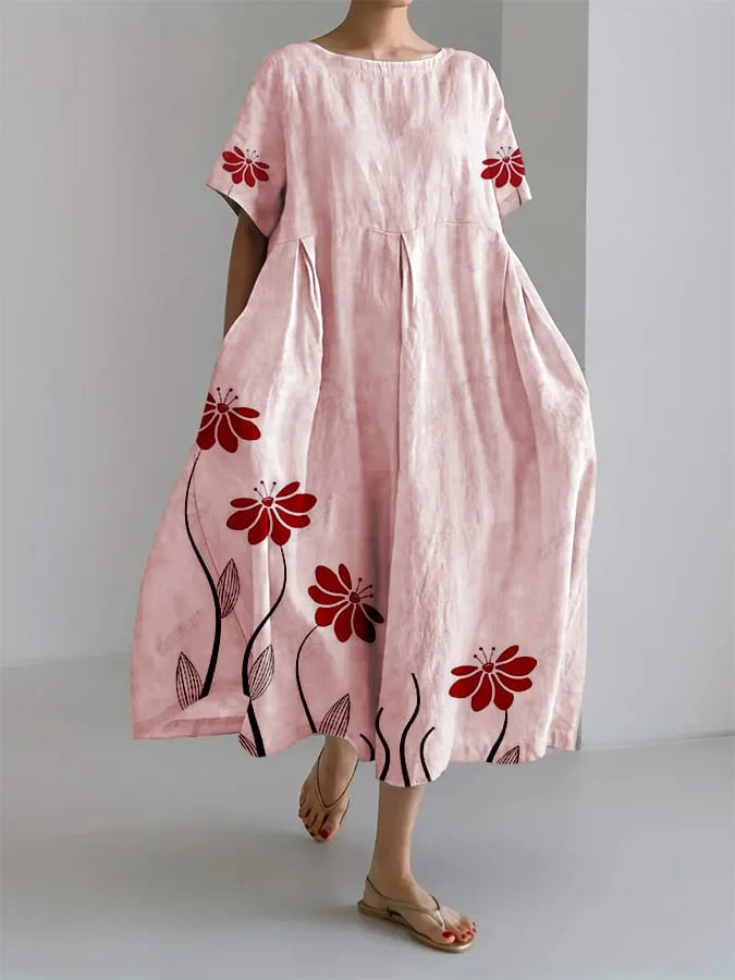 Sabrina - Elegantes Blumenkleid