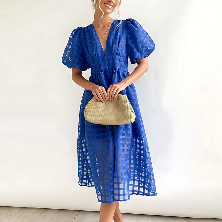 Sophia™ | Romantisches Midi-Kleid