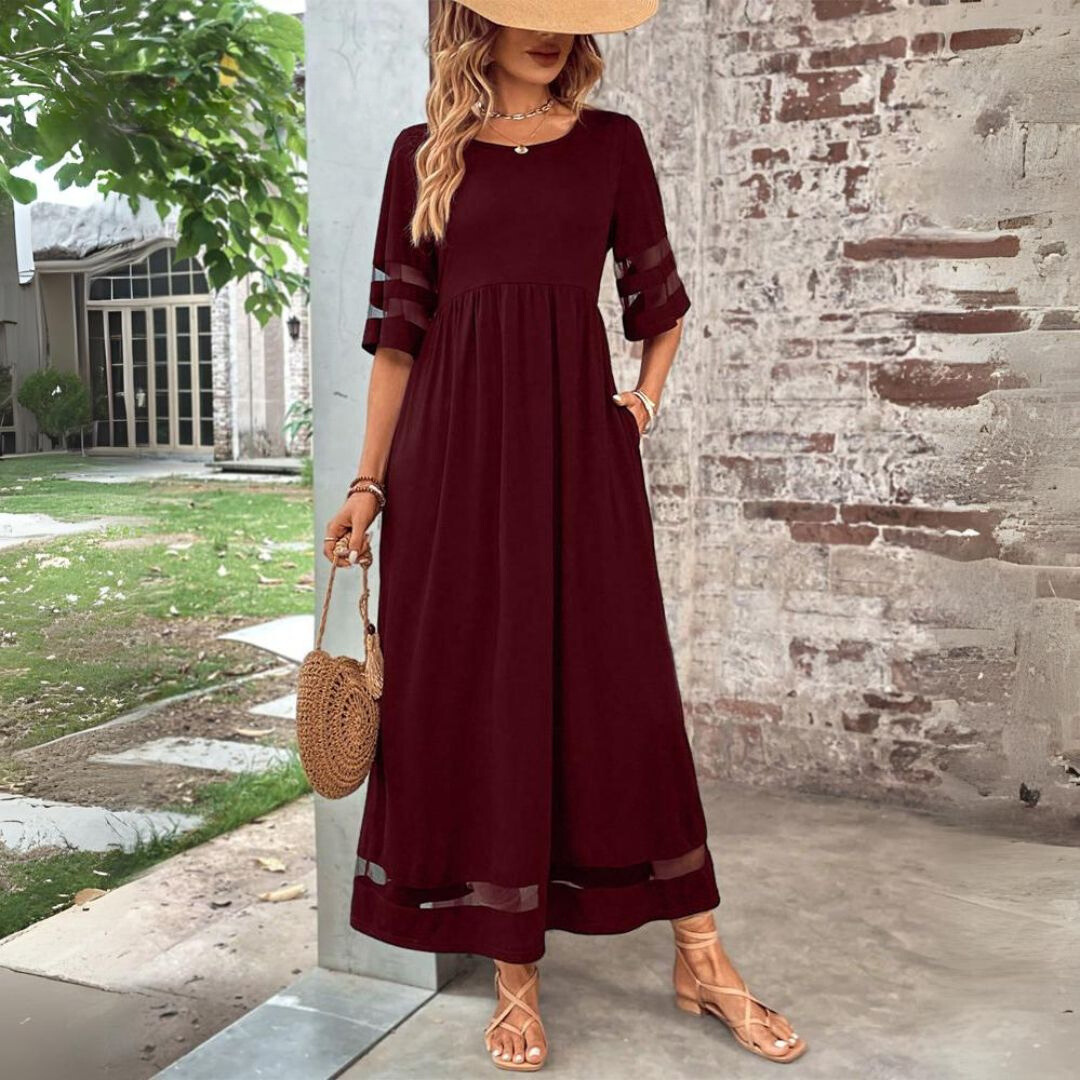 Aubrey™ – Figurbetontes, Bauch-smoothendes Midi-Kleid