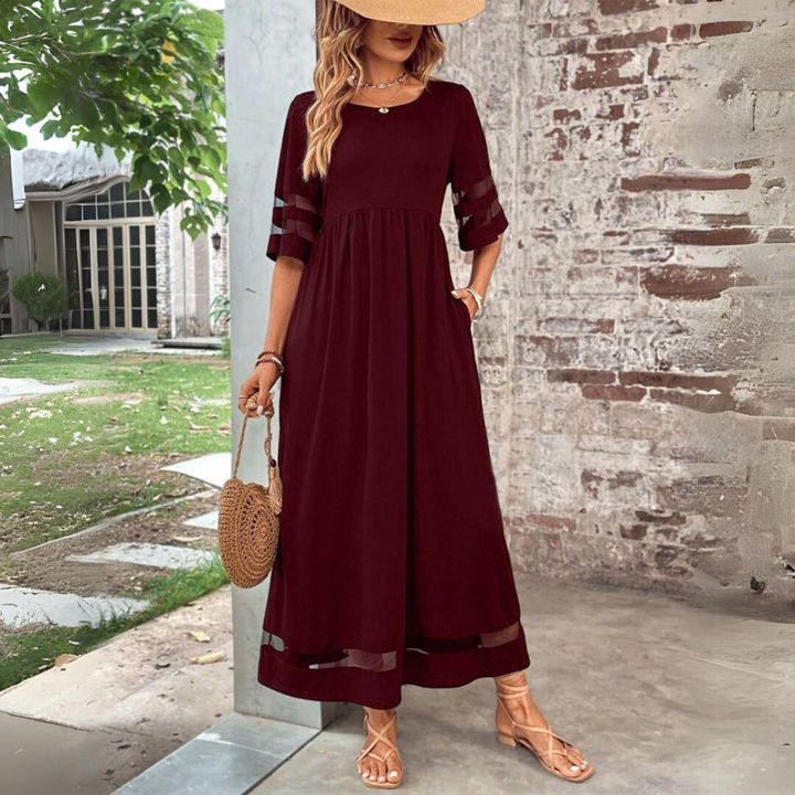 Aubrey™ – Figurbetontes, Bauch-smoothendes Midi-Kleid
