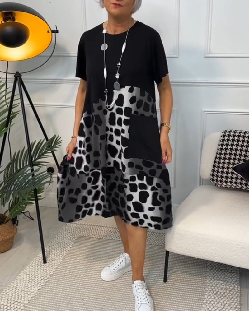 Lina | Luftiges Sommerkleid mit Beefhalsausschnitt