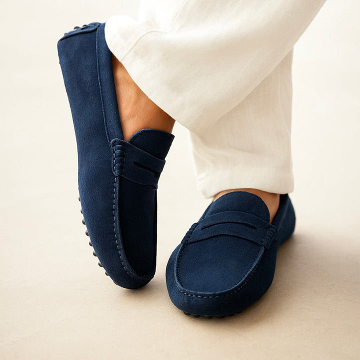 Wildleder Bootslatschen