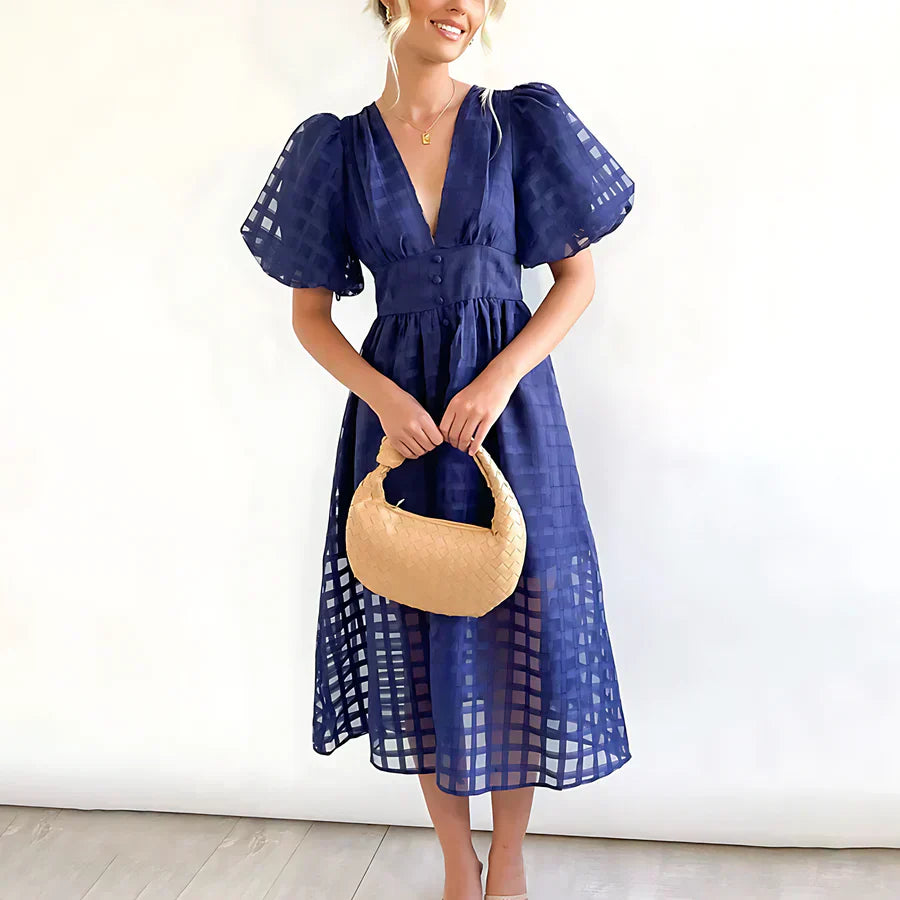Sophia™ | Romantisches Midi-Kleid