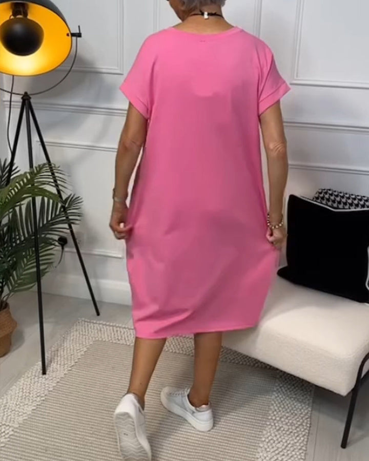 Zuzanna | Luftiges Sommerkleid mit Beefhalsausschnitt