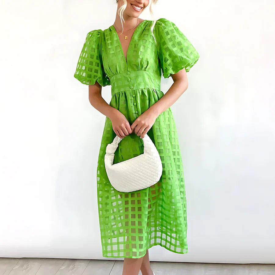 Sophia™ | Romantisches Midi-Kleid