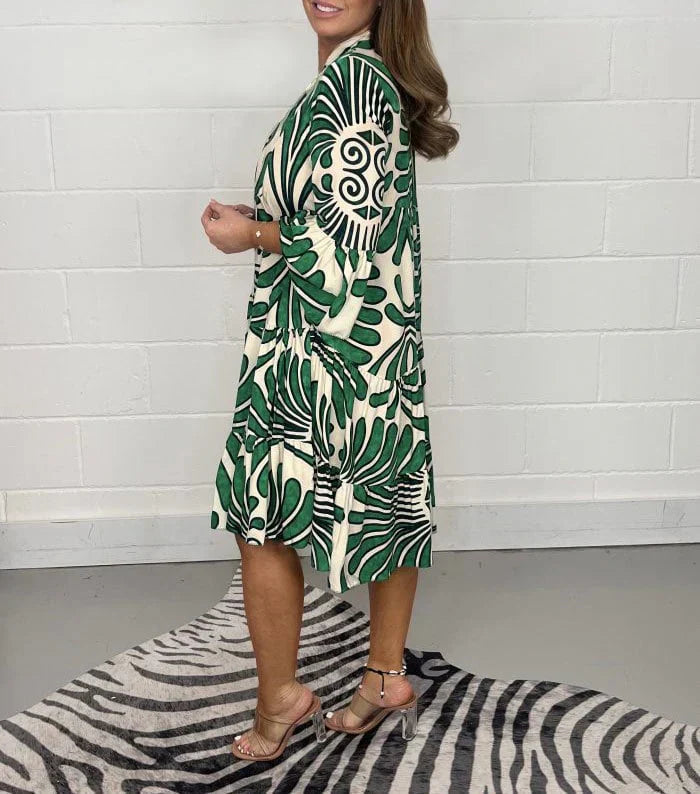 Fenella - V-Ausschnitt-Kleid