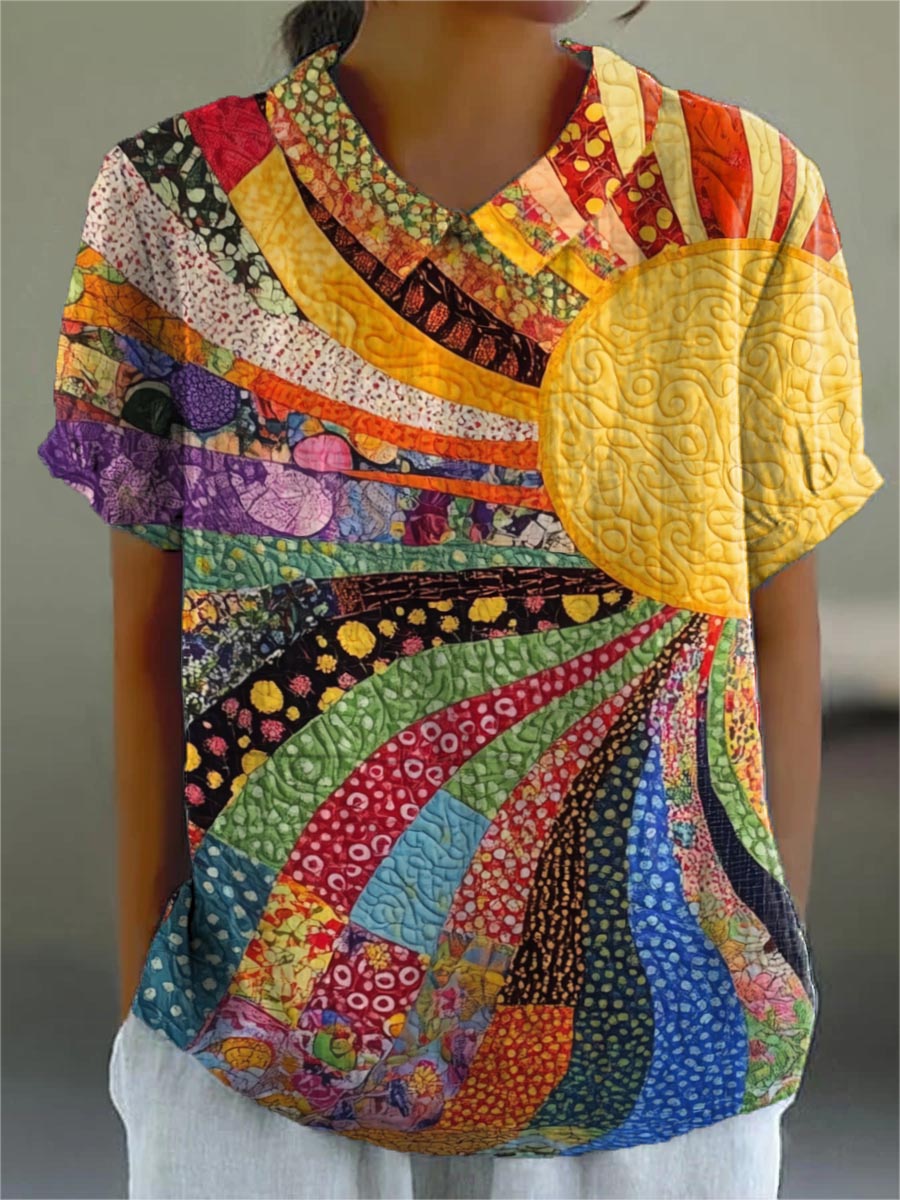 Maine - Sunburst Patchwork Hemd