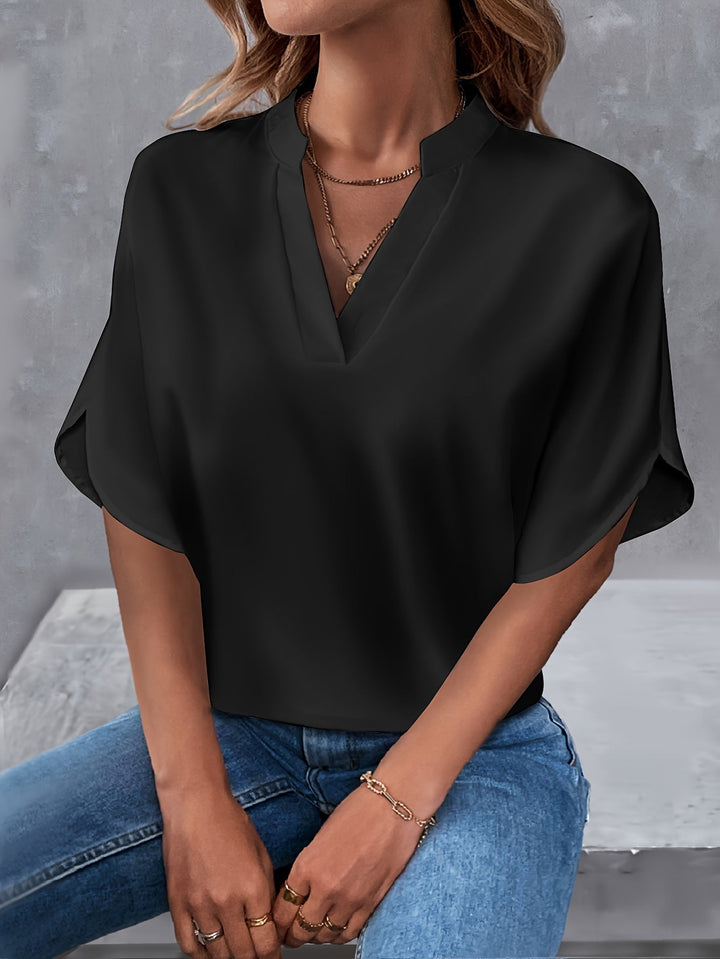 Lexa | Locker geschnittene V-Ausschnitt Bluse
