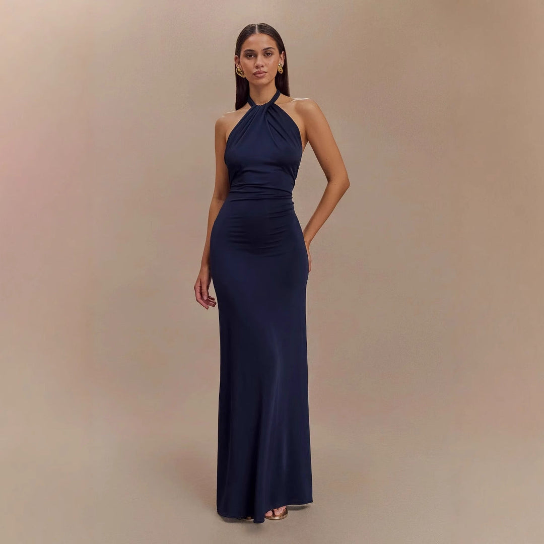 Adrianna | Elegante Maxi-Halter-Kleidung 