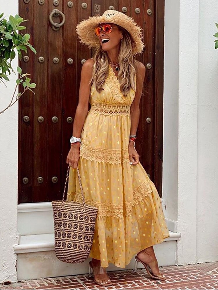 Joanna | Boho Maxikleid
