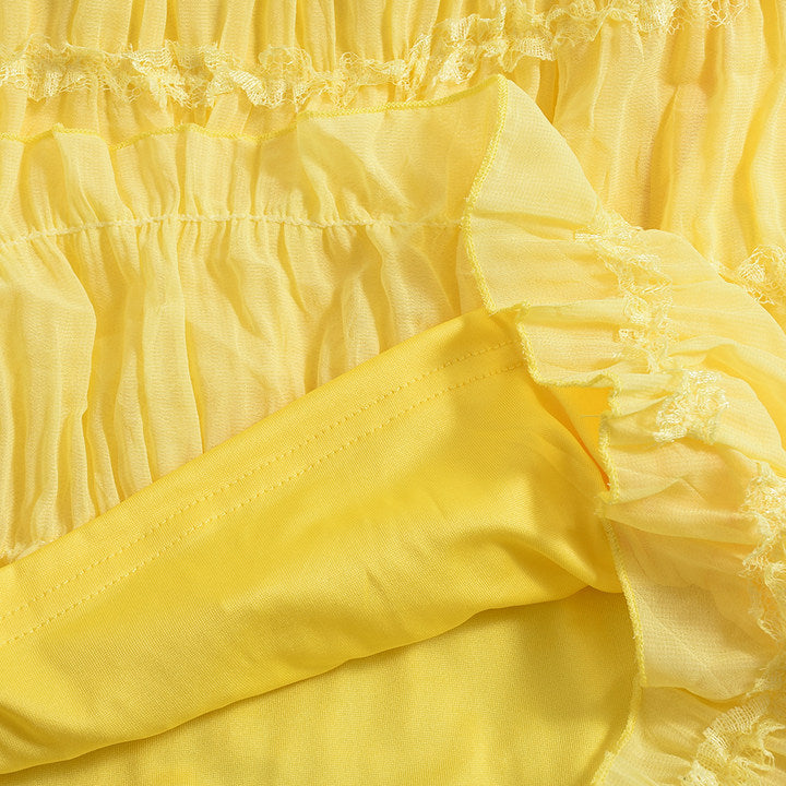 Caroline | Strukturiertes Neckholder-Maxikleid 