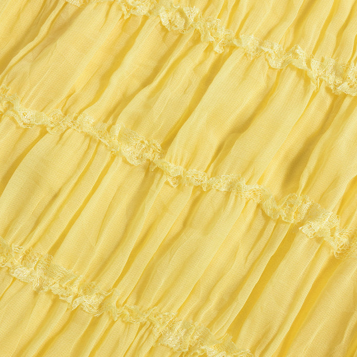 Caroline | Strukturiertes Neckholder-Maxikleid 