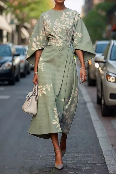 Moxlan | Elegantes Blumenkleid