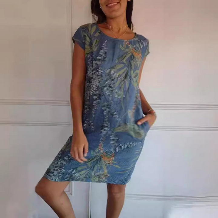 Marije | Bequemes Kleid mit Beefhalsausschnitt