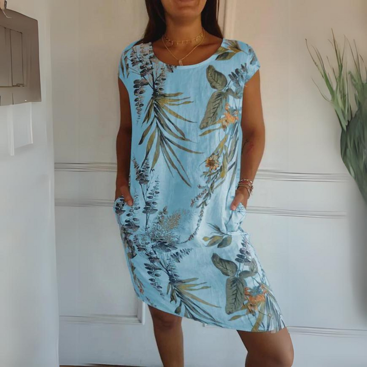 Marije | Bequemes Kleid mit Beefhalsausschnitt