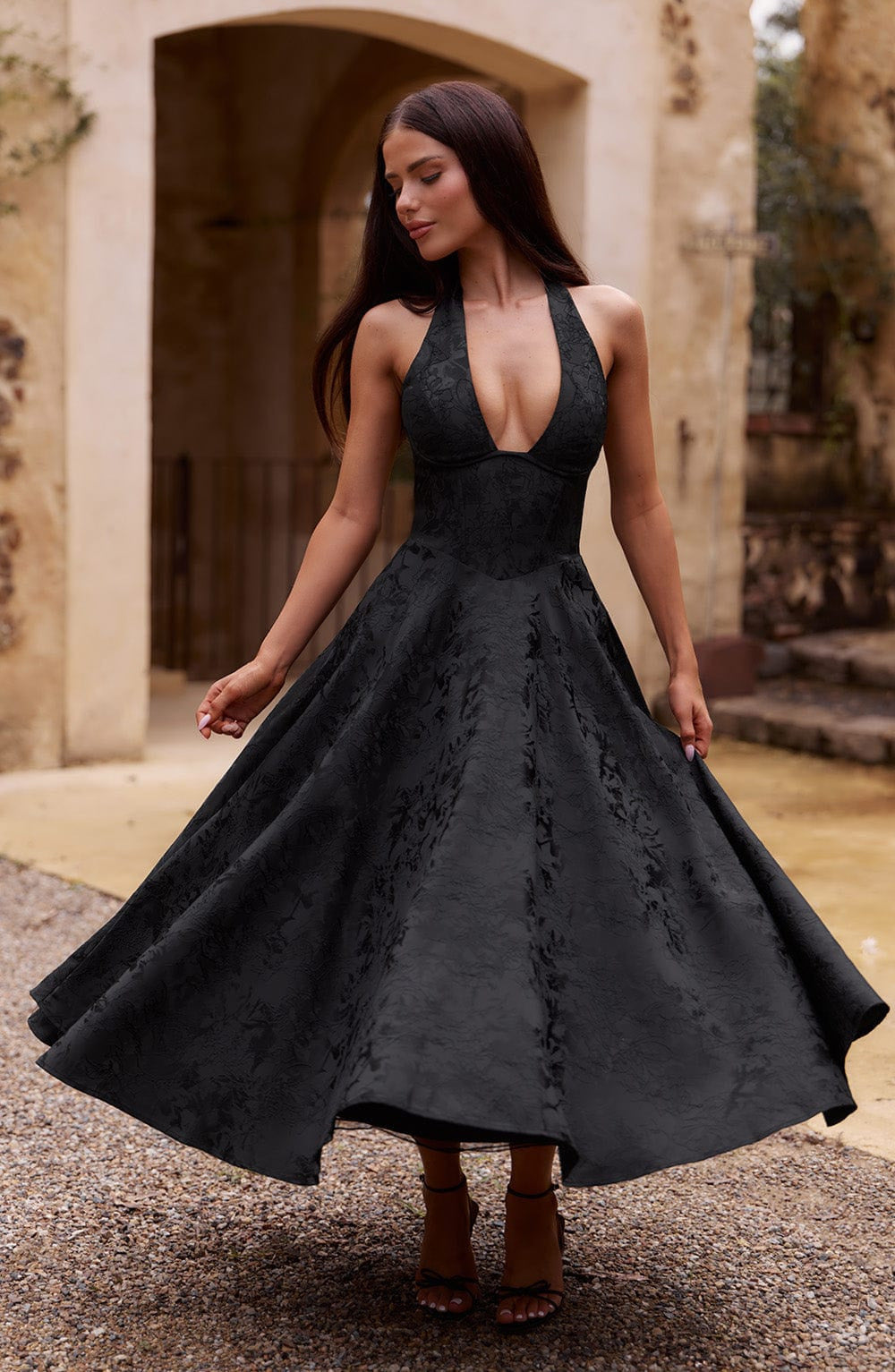 Esmeralda | Elegantes Midikleid 