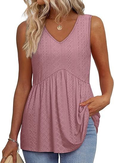 Elenor | Müheloses, fließendes ärmelloses Tanktop