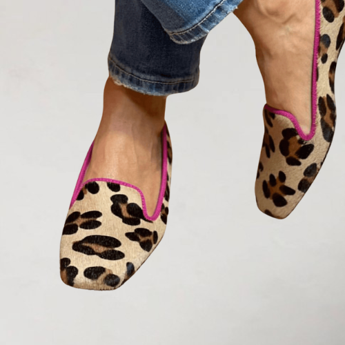Yvonne | Leopardenmuster Slipper