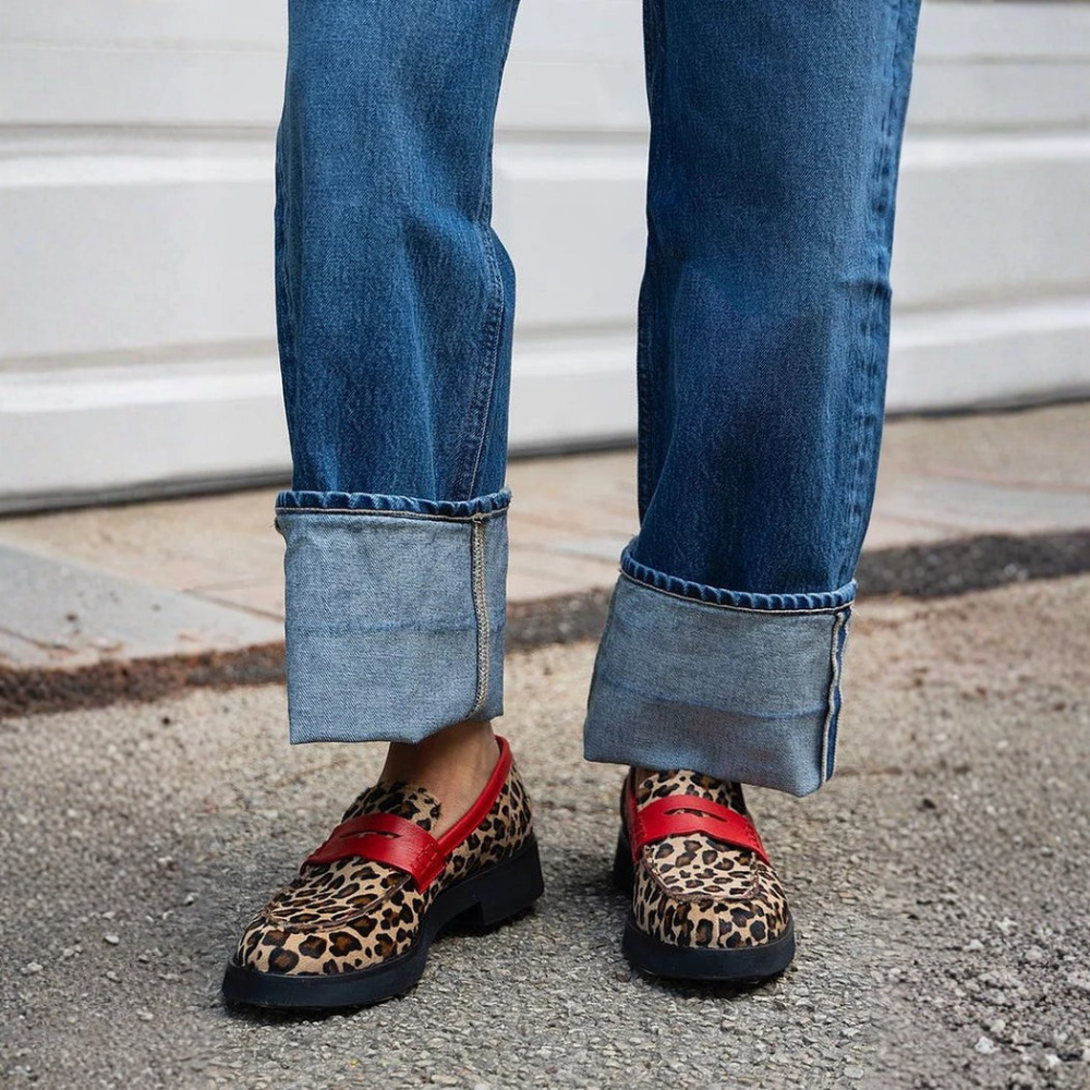 Evelien | Farbblock-Loafer