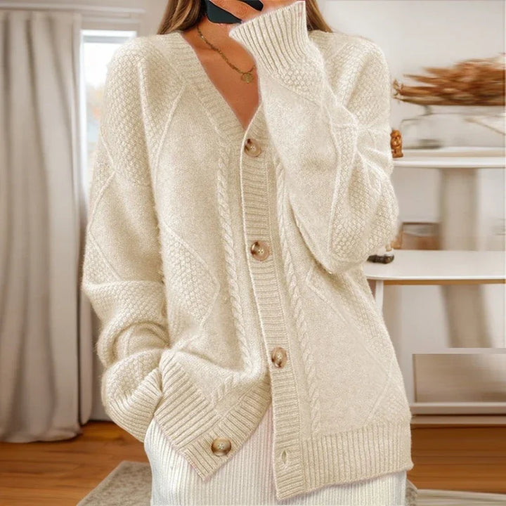 Eloise | Gemütlicher Kabelstrick-Cardigan